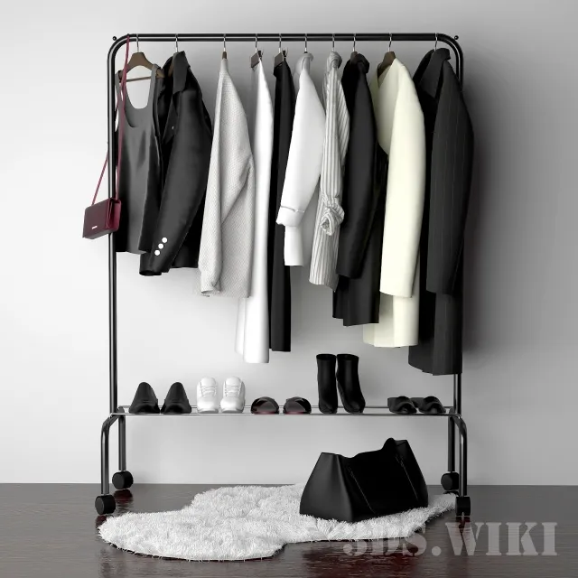 decoration – Set of clothes 3D Model