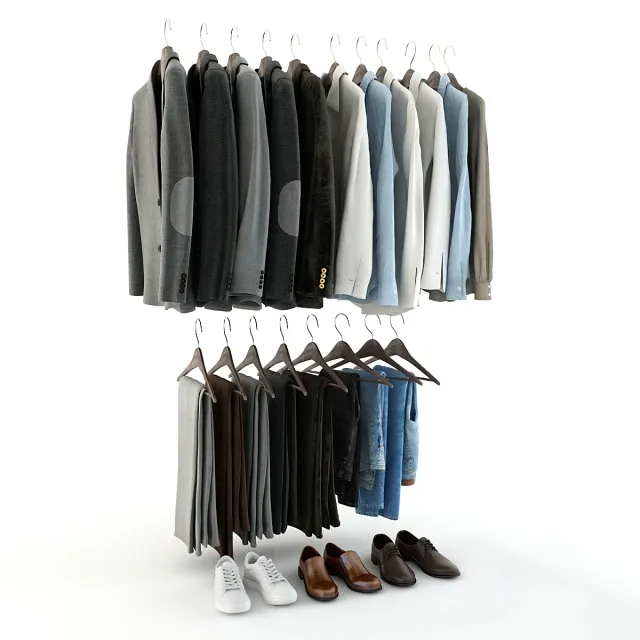 decoration – Set of clothes_06 3D Model