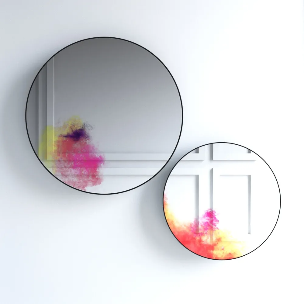 decoration – Set of mirrors Francis 3D Model