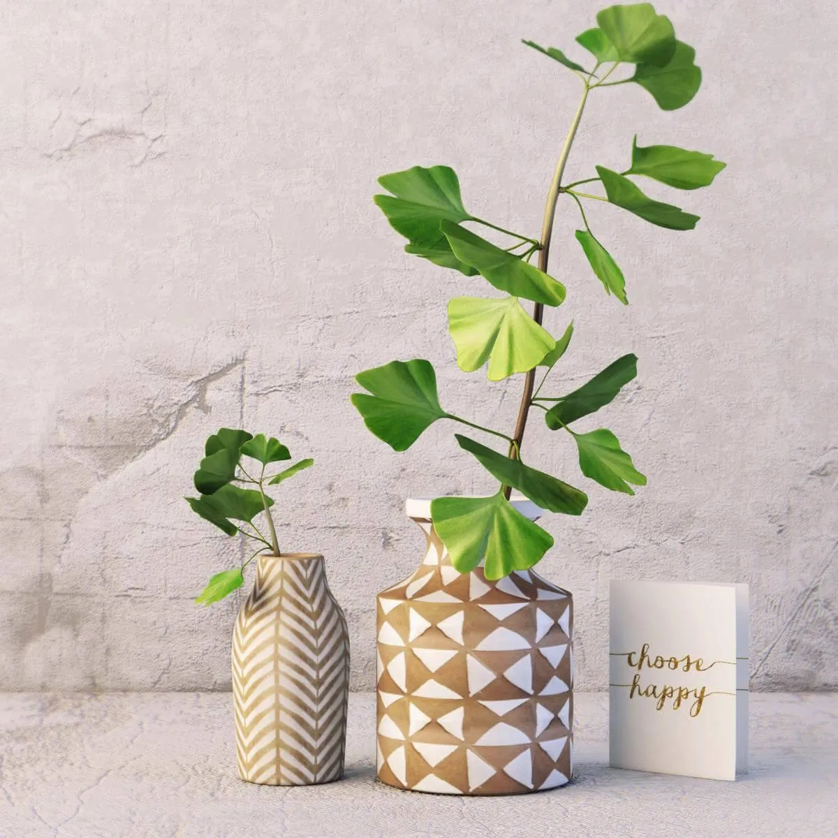 decoration – Set of plants in a vase 04 3D Model decoration – Set of plants in a vase 04 3D Model