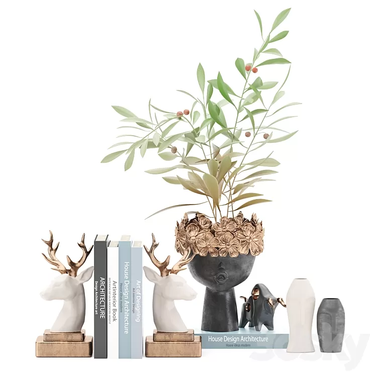 Decoration Set24 3D Model