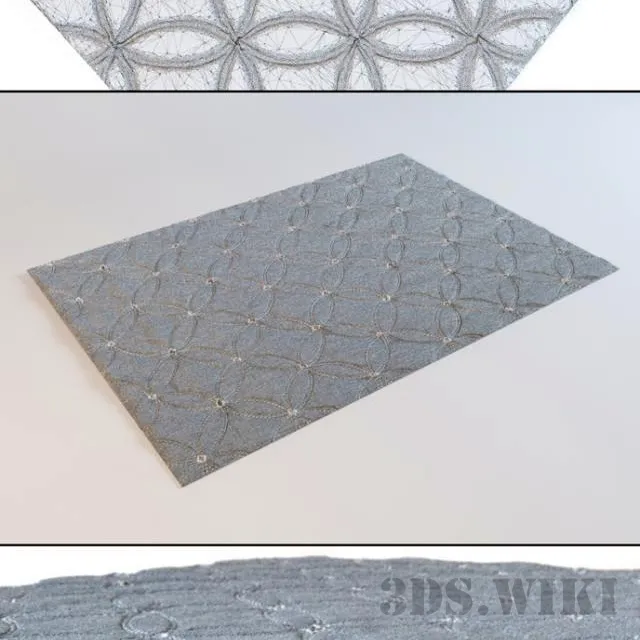 decoration – Simple carpet series 3D Model decoration – Simple carpet series 3D Model