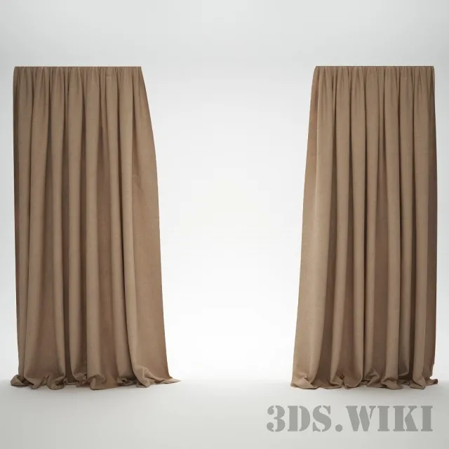 decoration – Simple curtains 3D Model decoration – Simple curtains 3D Model