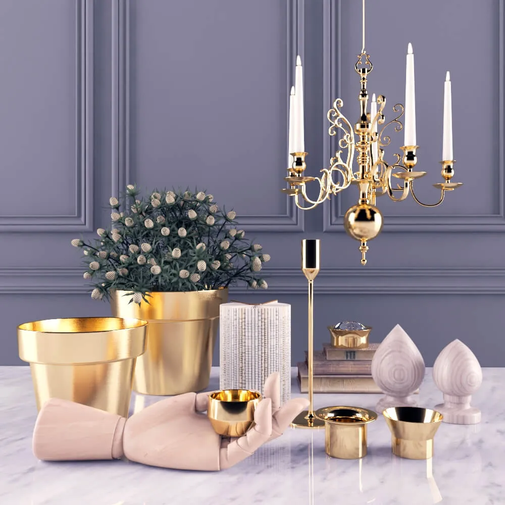 decoration – Skultuna decor set 3D Model