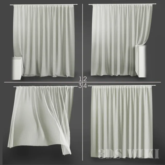 decoration – Sorry curtains 3D Model decoration – Sorry curtains 3D Model