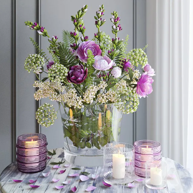 decoration – Spring flowers 57 3D Model