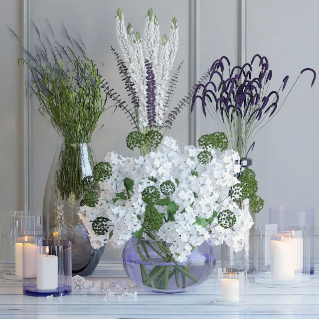 decoration – Spring flowers 58 3D Model