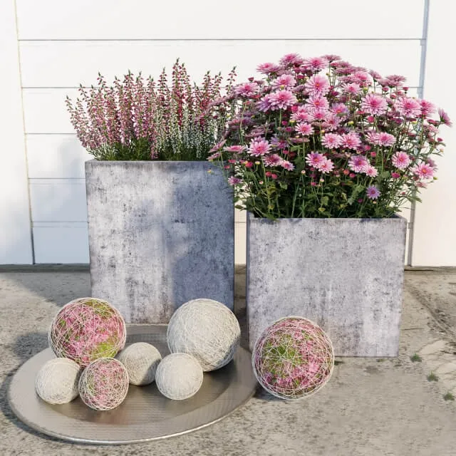 decoration – Street flowers 3 3D Model decoration – Street flowers 3 3D Model