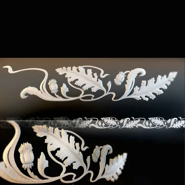 decoration – Stucco in the art nouveau style 3D Model decoration – Stucco in the art nouveau style 3D Model