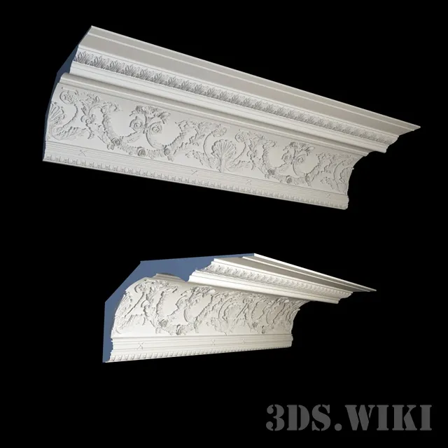 decoration – Stucco molding – a beautiful cornice 3D Model decoration – Stucco molding – a beautiful cornice 3D Model