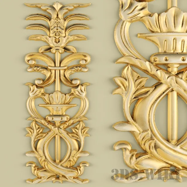 decoration – Stucco pattern 3D Model decoration – Stucco pattern 3D Model