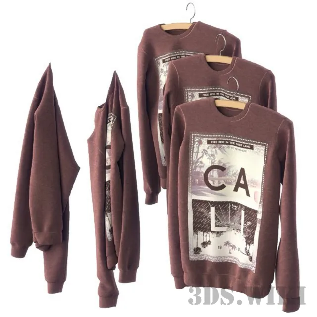 decoration – Sweatshirts with print 3D Model