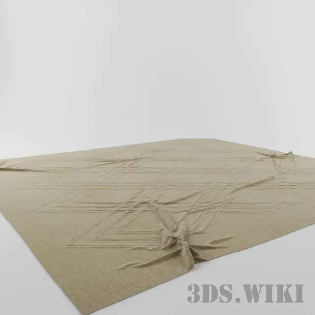 decoration – Triangle embossed carpet 3D Model decoration – Triangle embossed carpet 3D Model