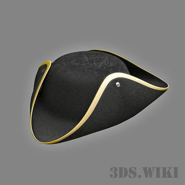 decoration – Tricorne Hat 3D Model