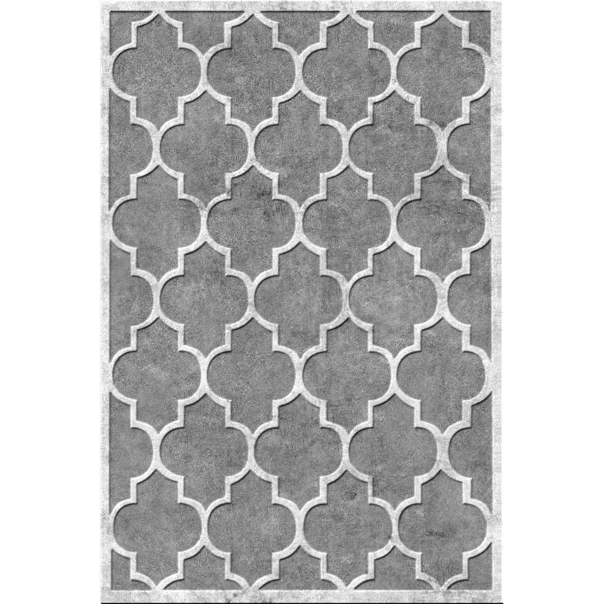 decoration – Tufted dark grey rug 03 3D Model decoration – Tufted dark grey rug 03 3D Model