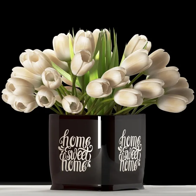 decoration – Tulip nine 1 3D Model decoration – Tulip nine 1 3D Model