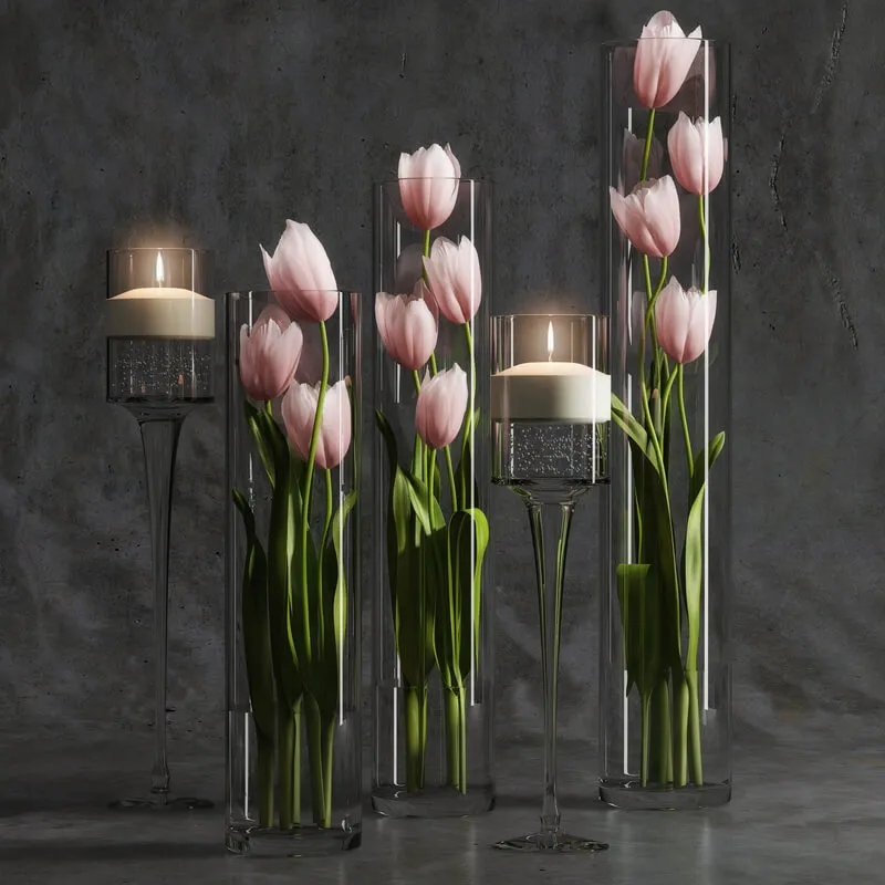 decoration – Tulips 2 3D Model decoration – Tulips 2 3D Model