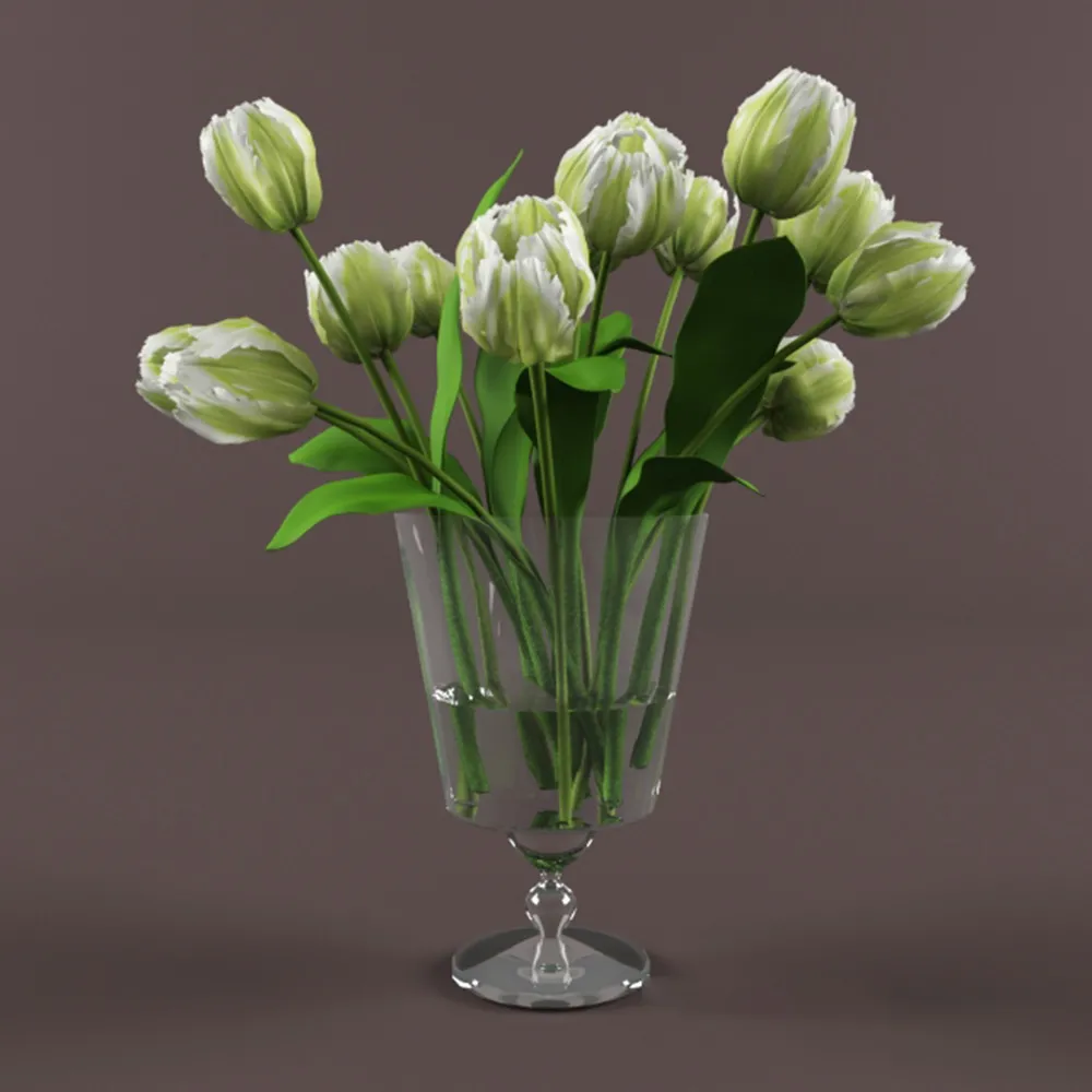 decoration – Tulips 3D Model