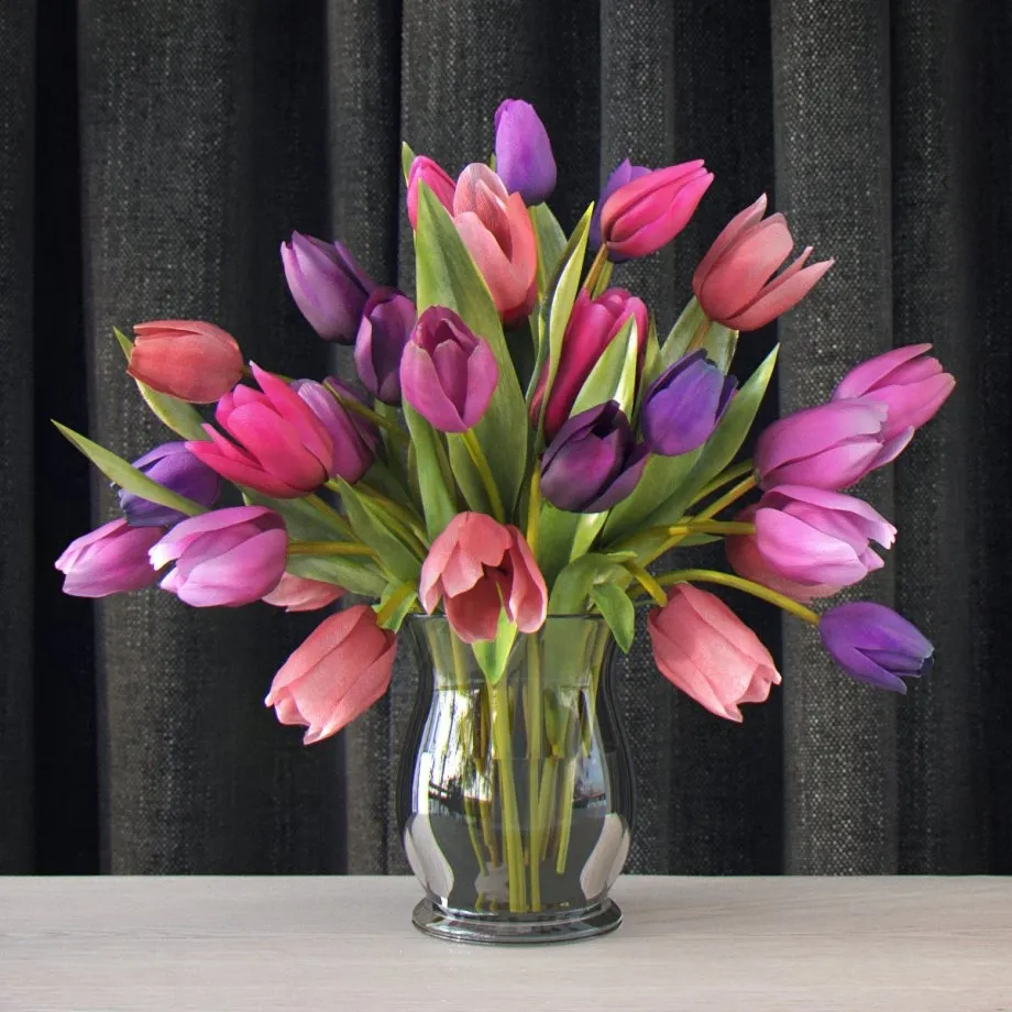 decoration – Tulips 9 3D Model decoration – Tulips 9 3D Model