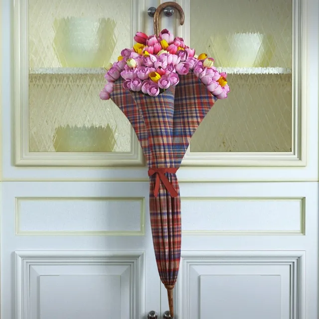 decoration – Umbrella with flowers 3D Model