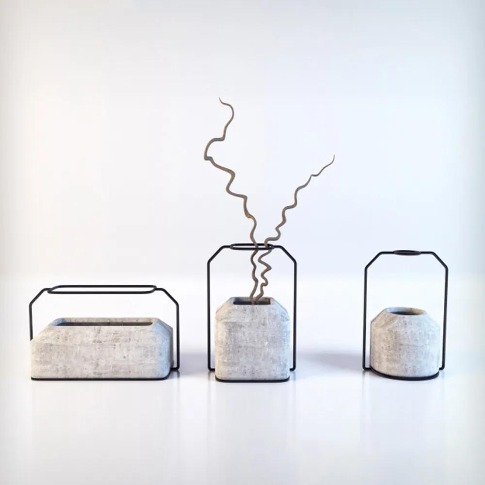 decoration – Unique decorative vases 3D Model