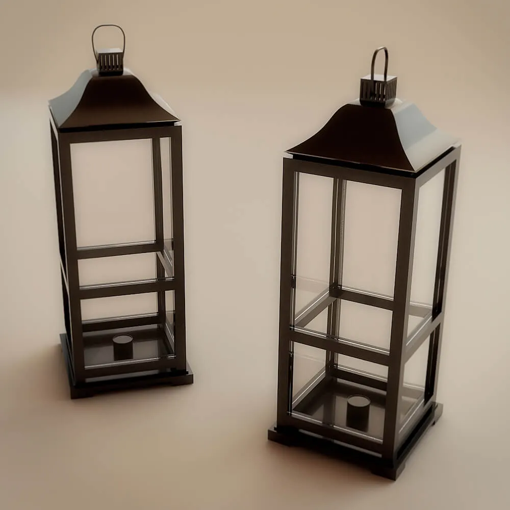 decoration – Unique garden lamp 3D Model