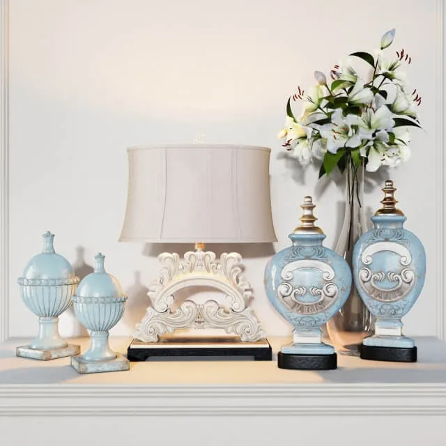 decoration – Uttermost Decor Set 01 3D Model