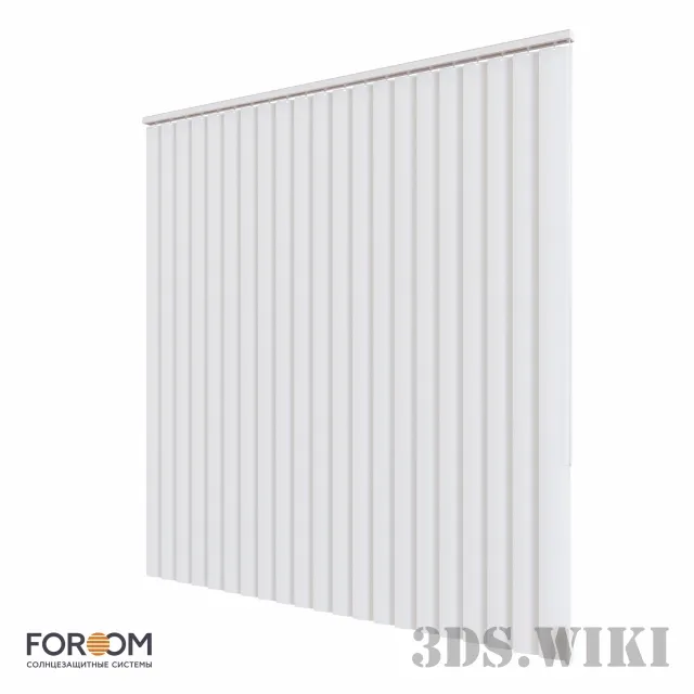 decoration – V-FORM PLAST vertical blinds 3D Model decoration – V-FORM PLAST vertical blinds 3D Model