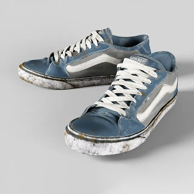 decoration – Vans grunge shoes 3D Model