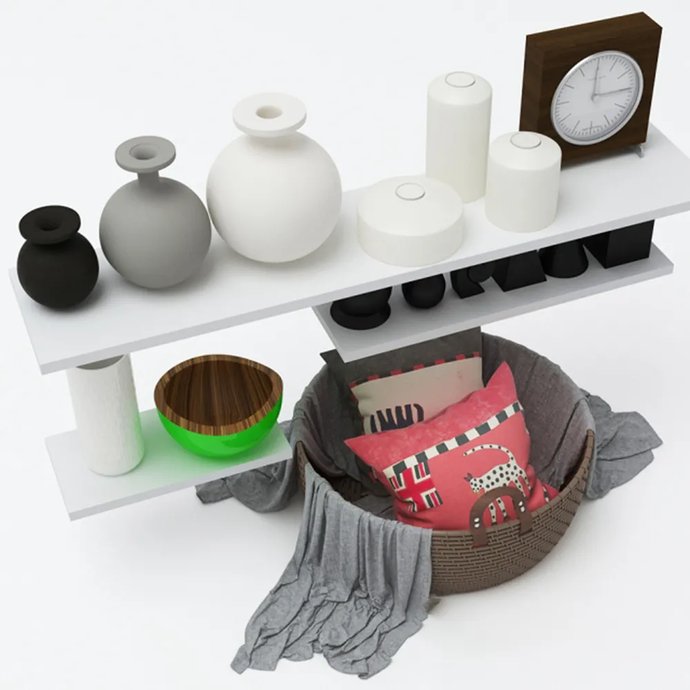 decoration – Various decorative items 3D Model