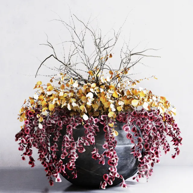 decoration – Vase of flowers 104 3D Model