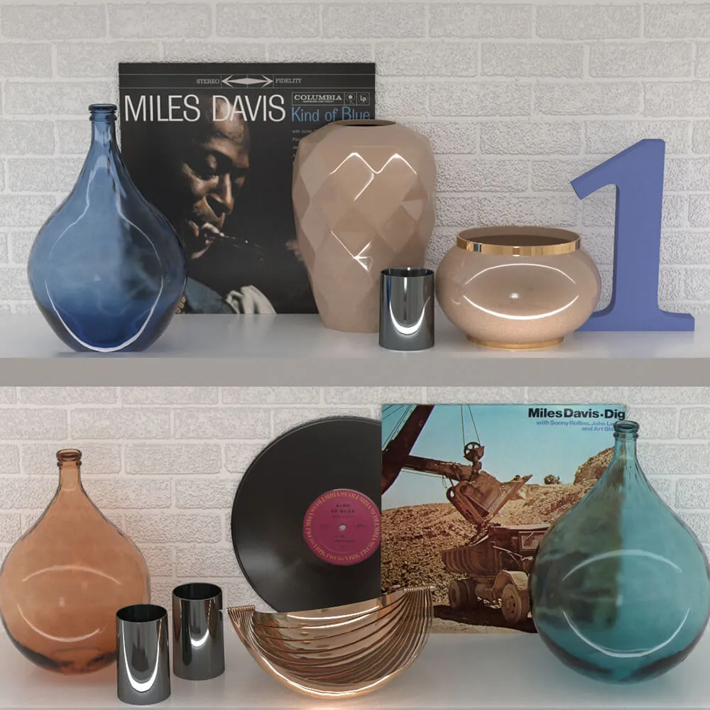 decoration – Vases and other interior items 3D Model