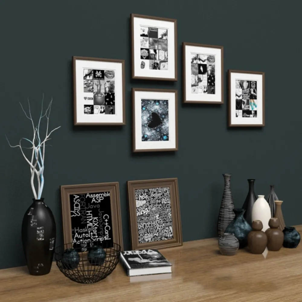 decoration – Vases and pictures 3D Model