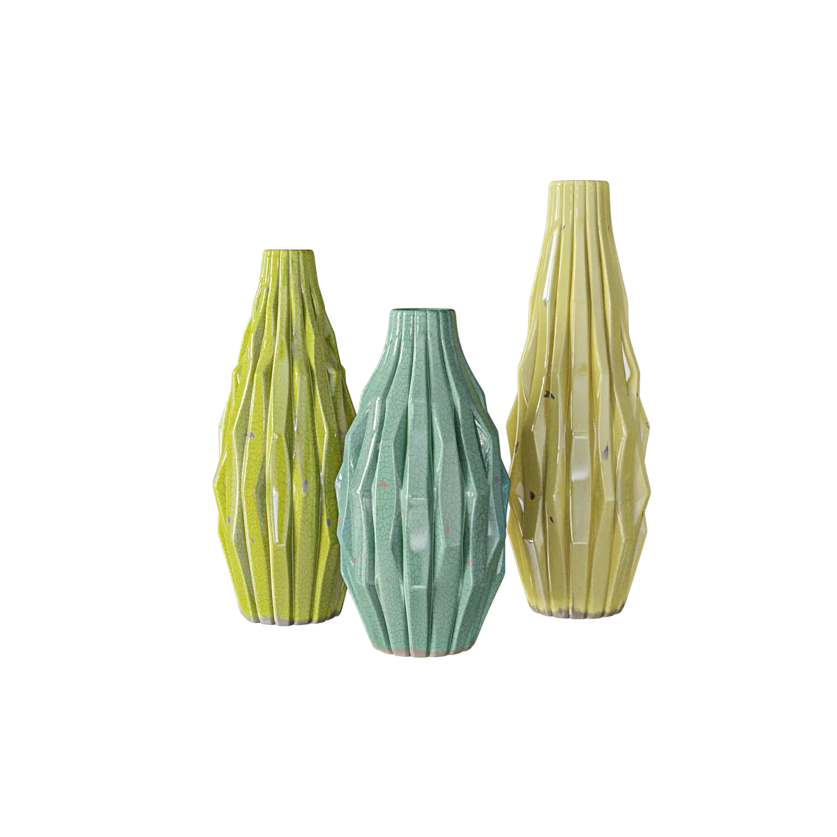 decoration – Vases Cactus 3D Model