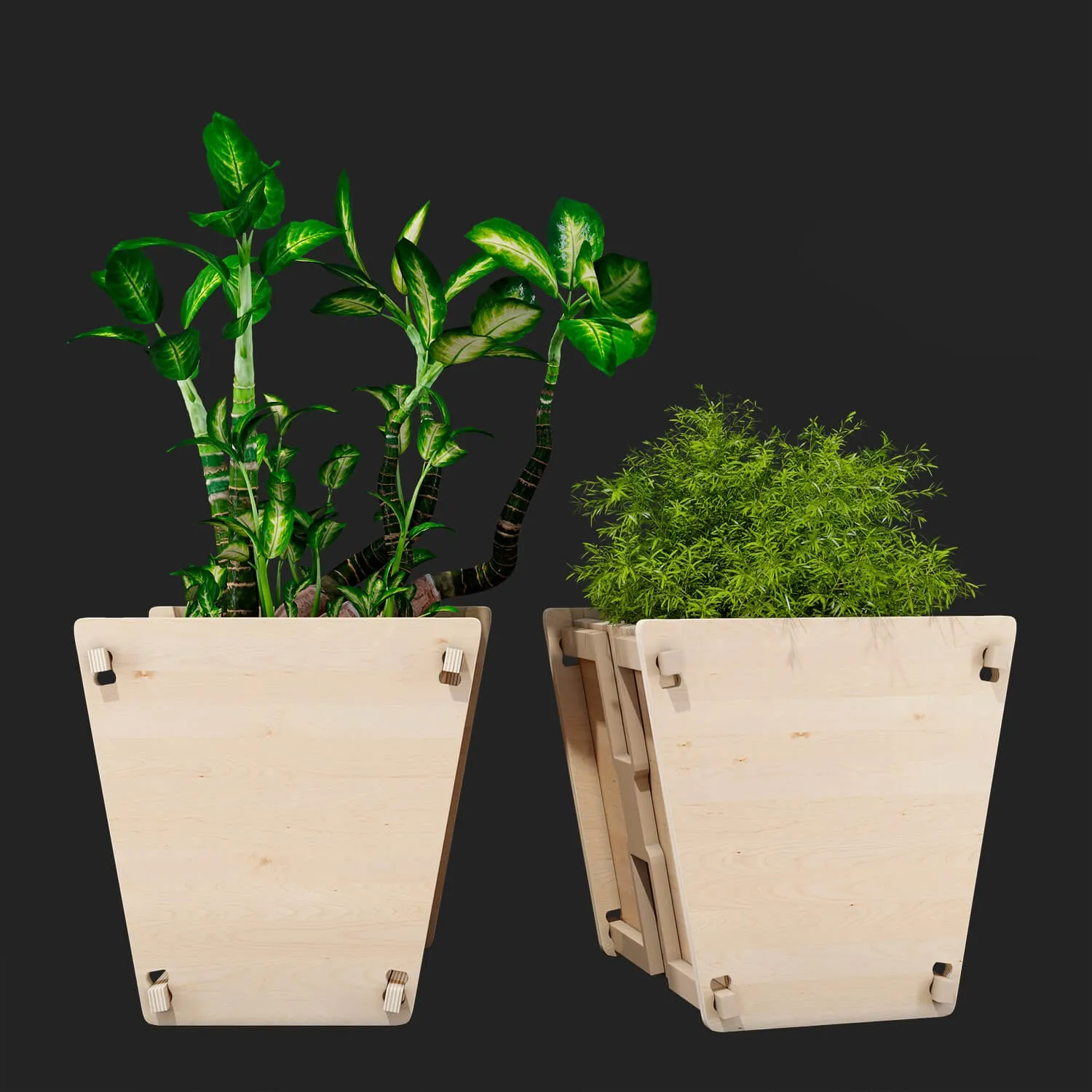decoration – Vee planter 3D Model decoration – Vee planter 3D Model