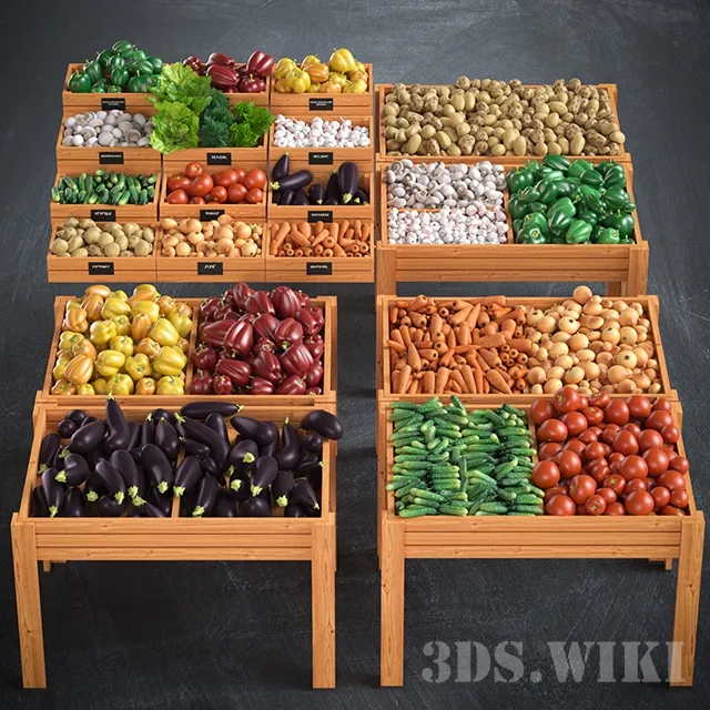 decoration – Vegetables Vegetables 3D Model