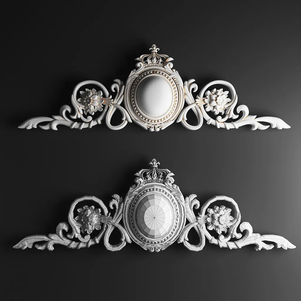 decoration – Venzel decorative plaster 07 3D Model