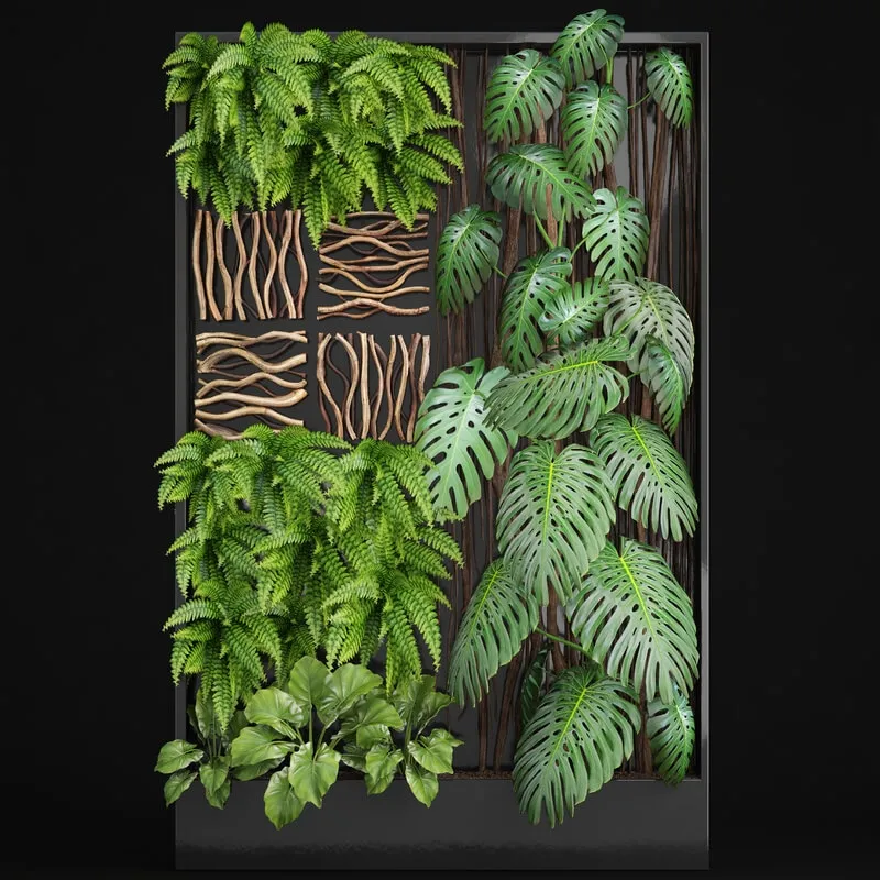 decoration – Vertical gardening 02 3D Model decoration – Vertical gardening 02 3D Model