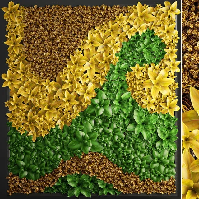 decoration – Vertical gardening 5 3D Model decoration – Vertical gardening 5 3D Model