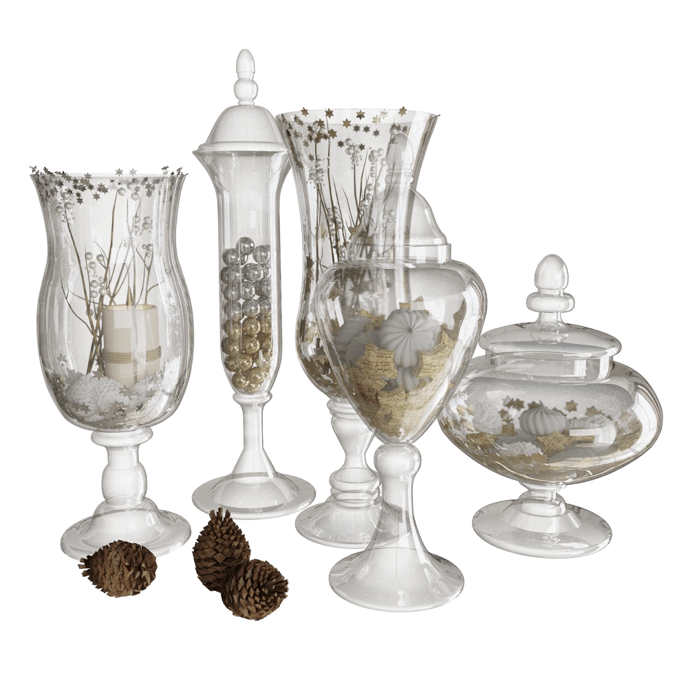 decoration – Very beautiful vases 3D Model