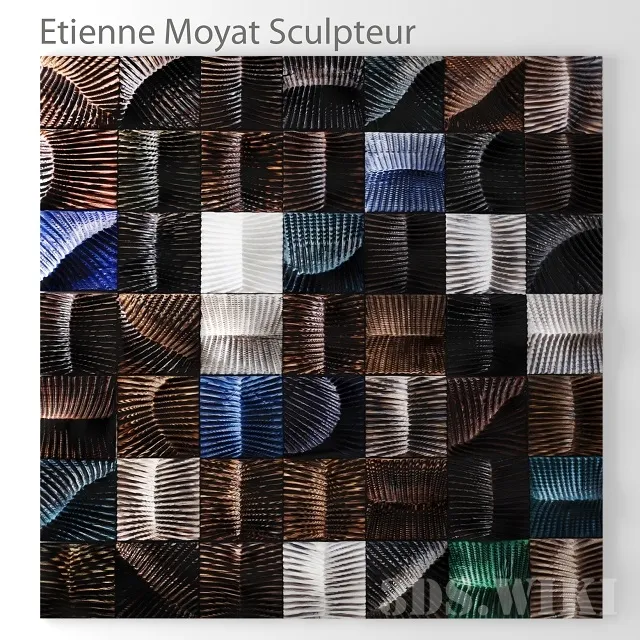 decoration – Wall art Etienne Moyat Sculpteur 3D Model decoration – Wall art Etienne Moyat Sculpteur 3D Model