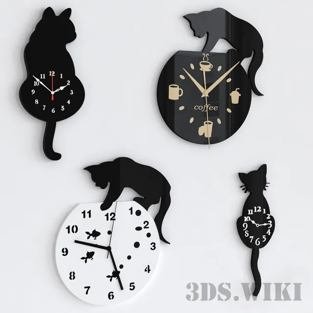 decoration – Wall Clock 3D Model decoration – Wall Clock 3D Model