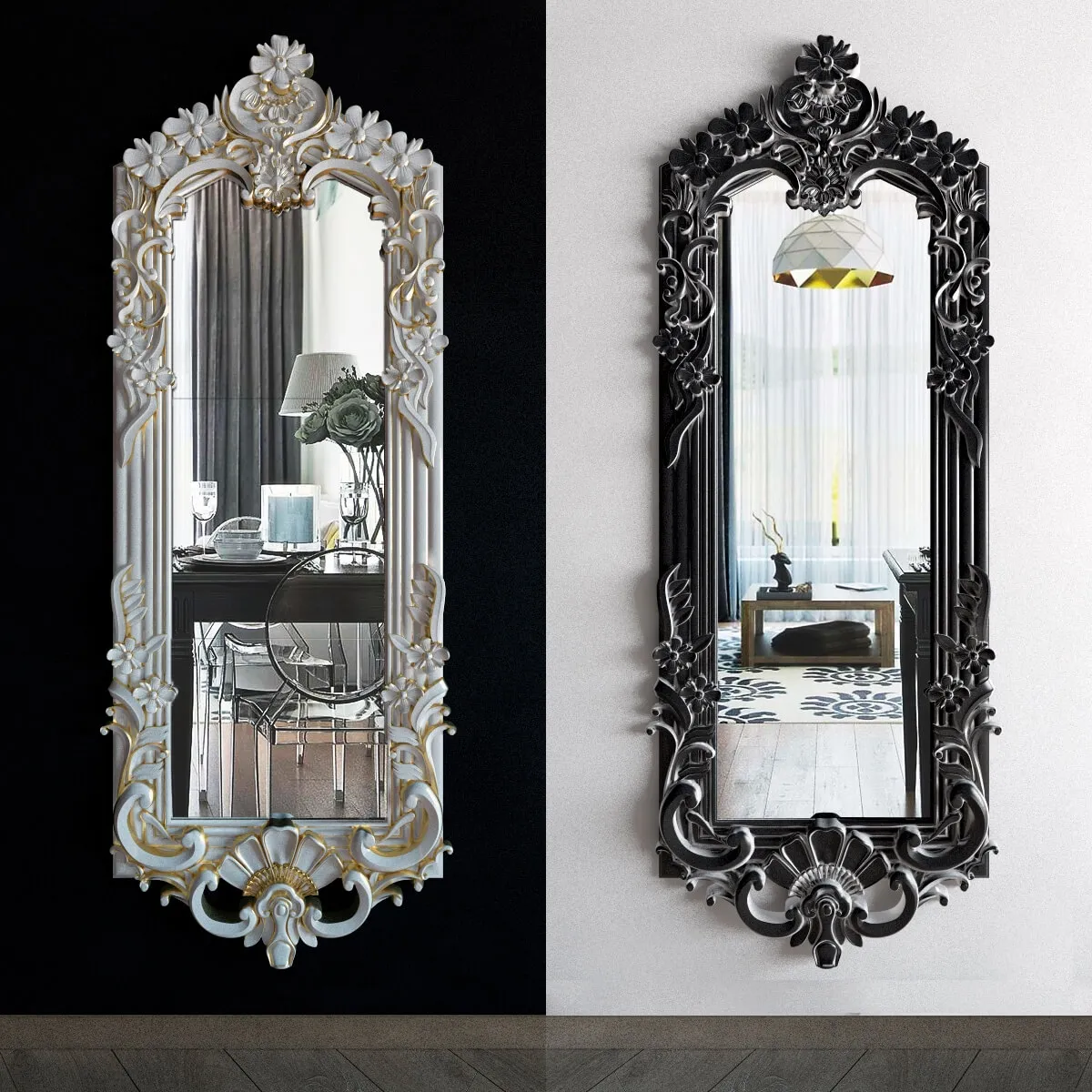 decoration – Wall mirror 7 3D Model