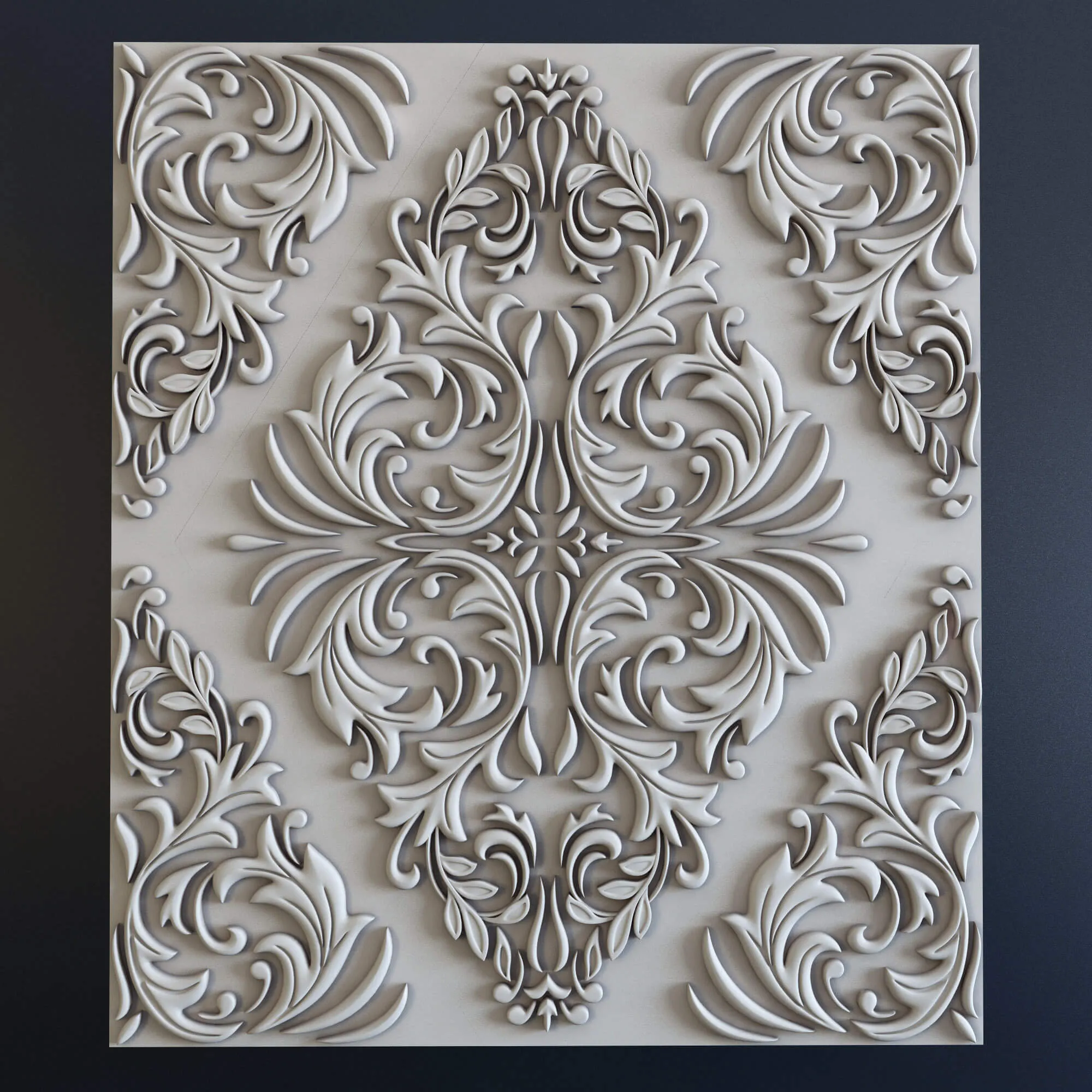 decoration – Wall panel 12 3D Model