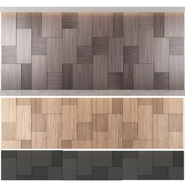 decoration – Wall panel -15 3D Model