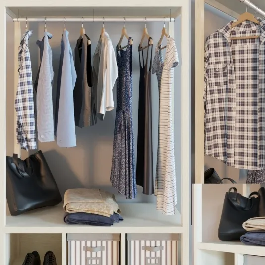 decoration – Wardrobe with clothes 0005 3D Model