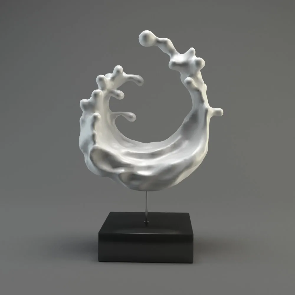 decoration – Wave sculpture 3D Model decoration – Wave sculpture 3D Model