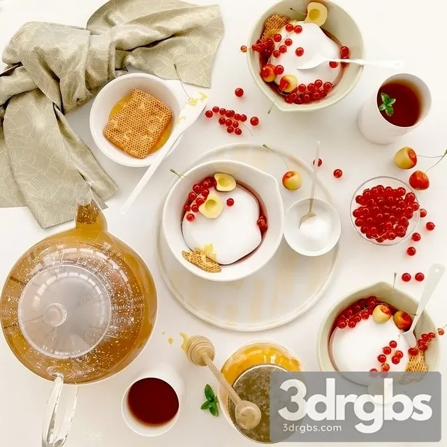 Decorativa Set Good Morning 3D Model Download