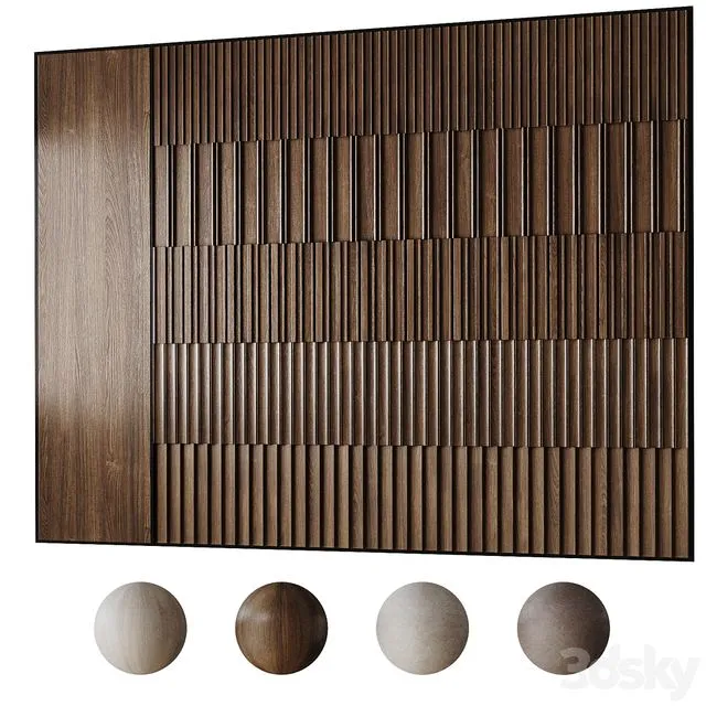 Decorative 3D panel 012 3D Model