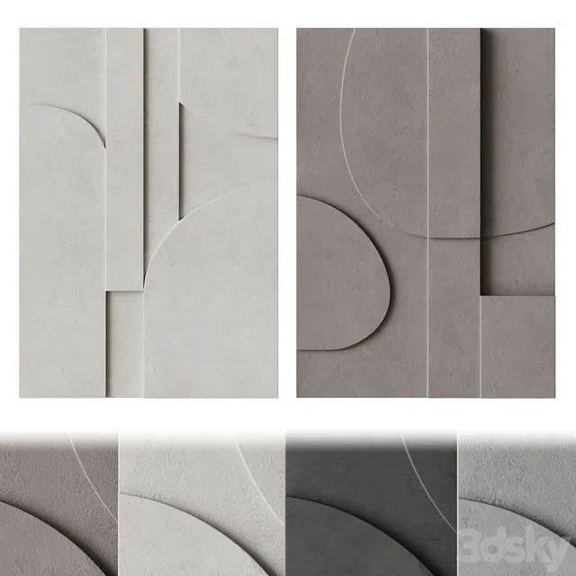 Decorative 3D panel 3D Model